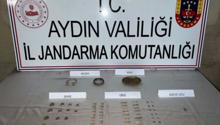 Aydın’da 3,5 milyon TL’lik tarihi eser operasyonu