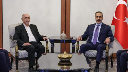Dışişleri Bakanı Hakan Fidan, Hamas heyetiyle görüştü