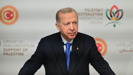 Erdoğan: ‘Tek başımıza kalsak da Filistin davasını savunacağız’