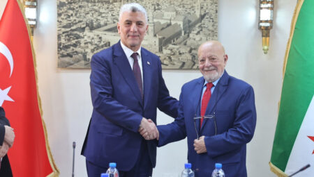 Ticaret Bakanı Bolat Şam’da: Suriye Ekonomi ve Sanayi Bakanı ile görüştü