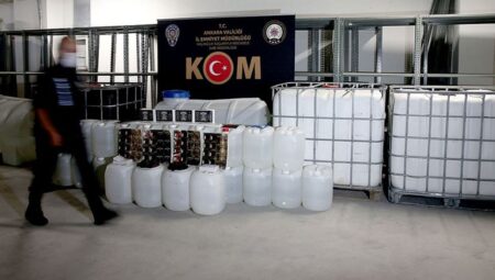 Türkiye’nin en büyük kaçak içki operasyonu: 2 milyon litre ele geçirildi