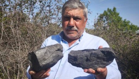 Anneler Günü ikramı ‘gökten’ indi: Büyük bir ateş modülü üzere bahçesine düştü