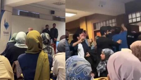 Boğaziçi Üniversitesi’nde Nurettin Yıldız’a yumurtalı taarruz: 97 gözaltı