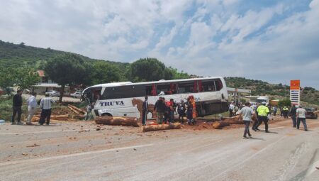 Çanakkale’de katliam üzere otobüs kazası: 8 meyyit, çok sayıda yaralı!