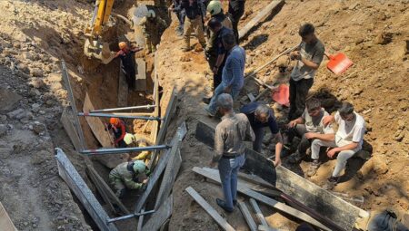 Çekmeköy’de inşaat alanında göçük: 1 personel mahsur kaldı