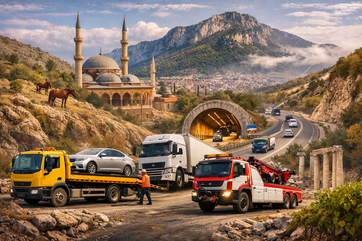 Manisa Oto Çekici ve Yol Yardım: Şehzadeler Şehri ve Spil’in Eteğinde Tavsiyemiz.com Güvencesi