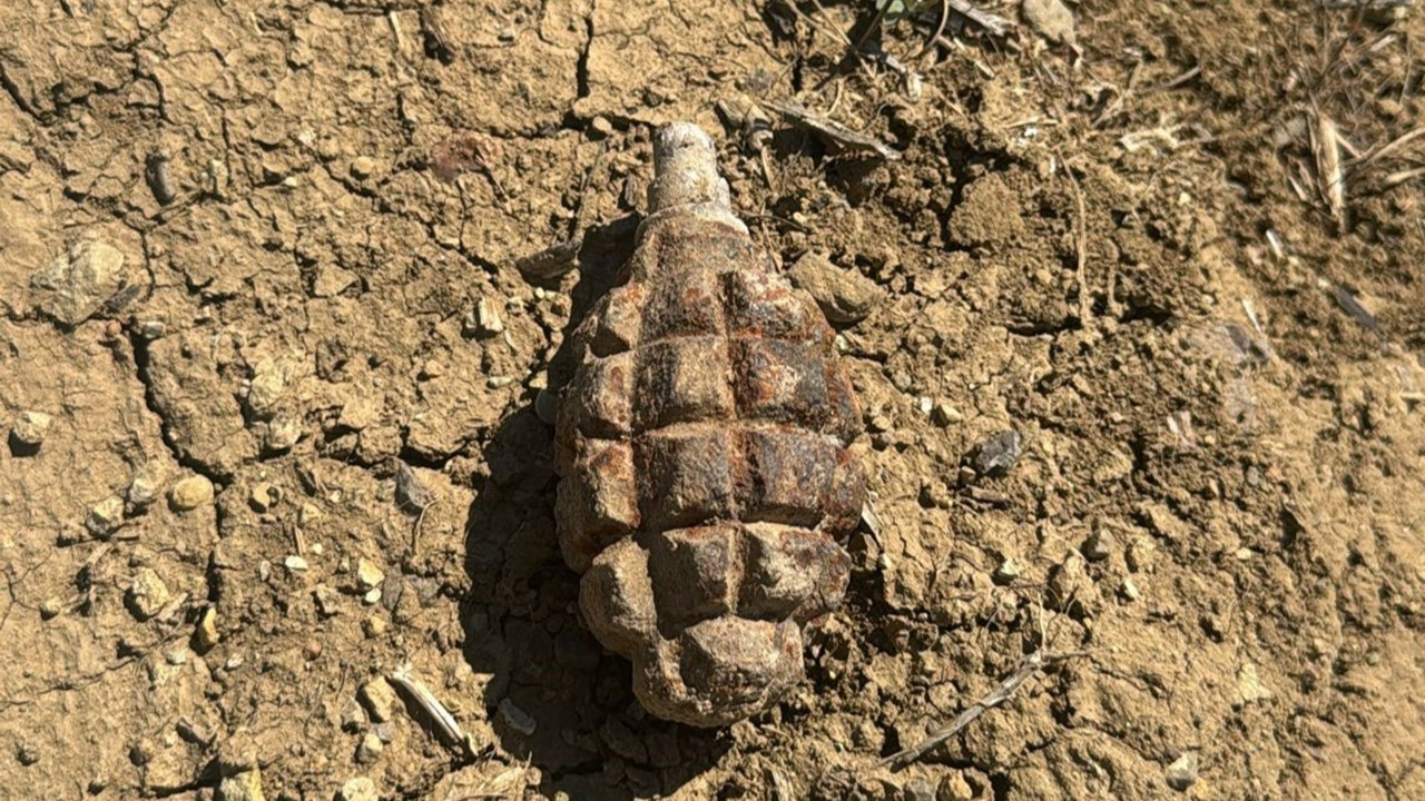 Ankara’da soğan tarlasından 104 yıllık el bombası çıktı!