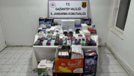 Gaziantep’te 2 milyonluk kaçak elektronik eşya operasyonu!