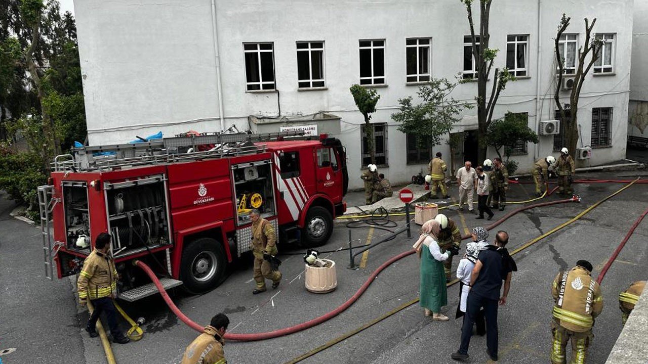 Üsküdar Devlet Hastanesi’nin ecza deposunda yangın