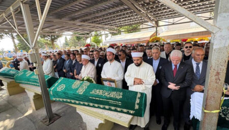 Altınbaş Holding Onursal Başkanı Ali Altınbaş son seyahatine uğurlandı