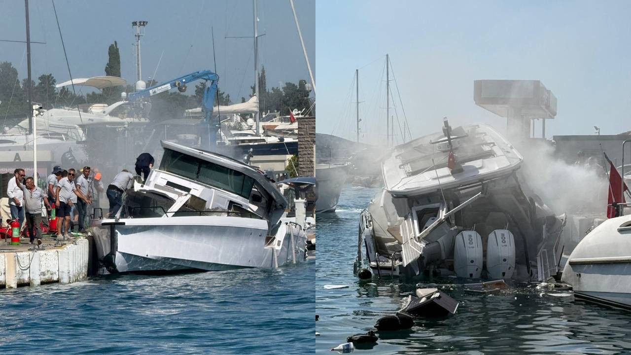 Bodrum’da patlayan lüks teknenin sahibi ünlü iş adamı çıktı