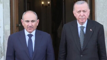 Cumhurbaşkanı Erdoğan, Ermenistan Başbakan’ı Paşinyan’ı kabul etti