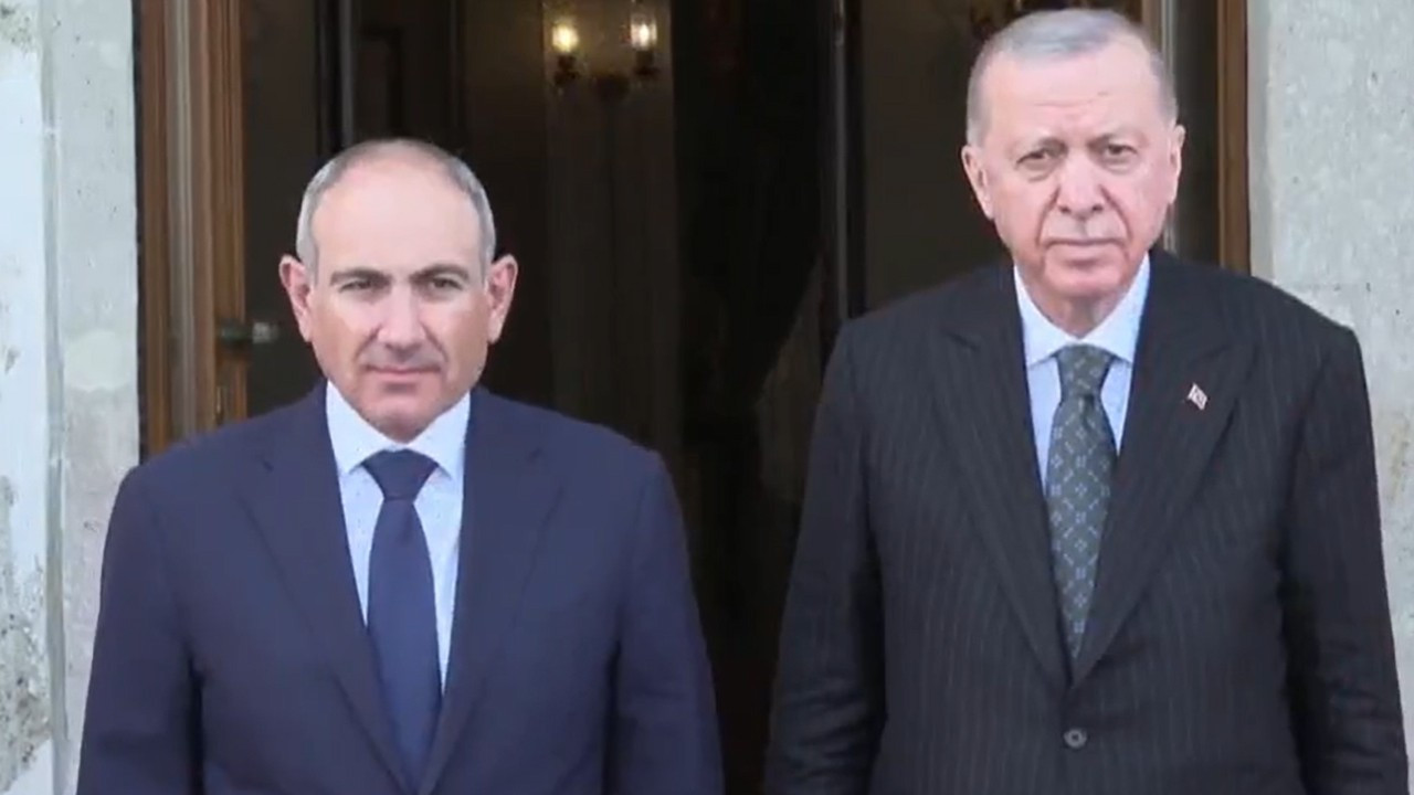 Cumhurbaşkanı Erdoğan, Ermenistan Başbakan’ı Paşinyan’ı kabul etti