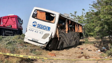 Konya’da bayram sabahı otobüs kazası: 1 meyyit, 26 yaralı