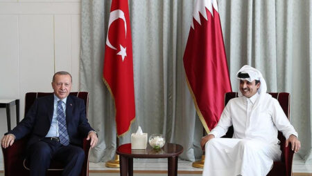 Son dakika: Cumhurbaşkanı Erdoğan, Katar Buyruğu Al Sani ile görüştü