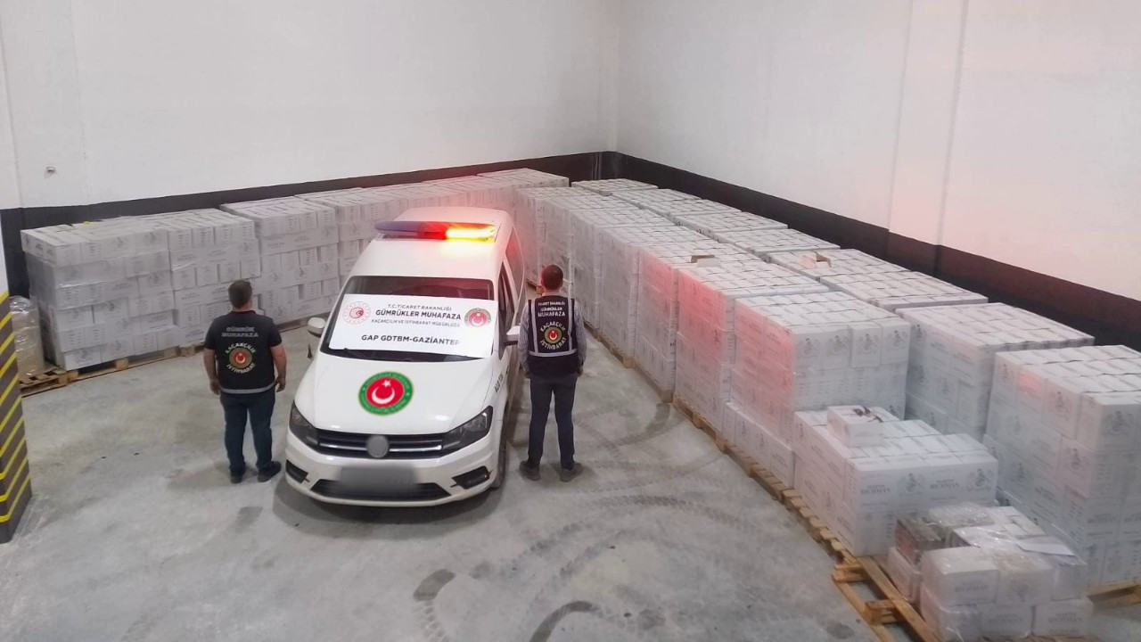 Ticaret Bakanlığı duyurdu! Gaziantep’te 15 milyon TL’lik kaçak içki yakalandı