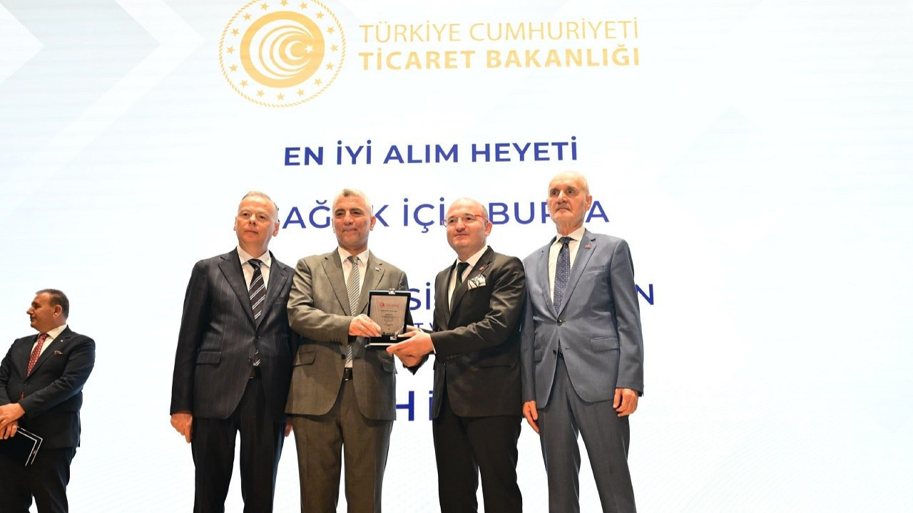 Ticaret Bakanlığı’ndan BTSO’nun ‘Sağlık için Bursa’ projesine ödül